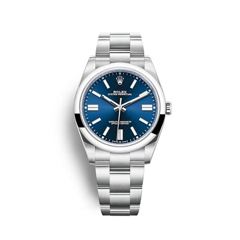 Rolex Oyster Perpetual Blue Dial 41mm Ref 124300.